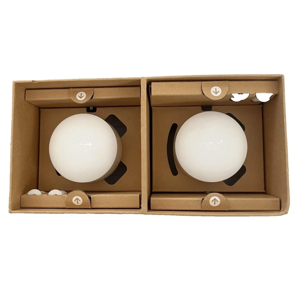 Nest Cam IQ Indoor Security Camera 2-Pack | 1080p HDR Wi‑Fi | White | NC3200US